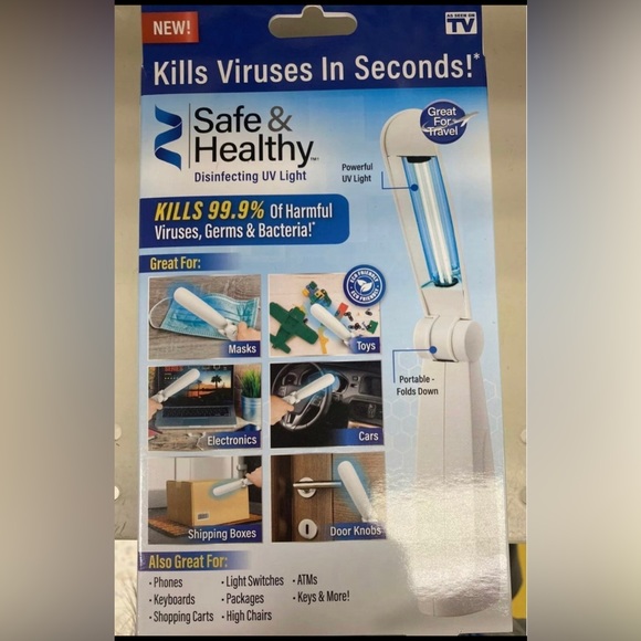 UV Light Disinfecting Portable Eco Friendly Health Safety - Picture 3 of 3